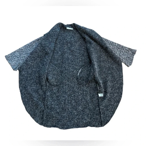 Bryn Walker Wrap Coat in Nero/Bianco Isle of Skye Size XXS - Picture 9 of 14